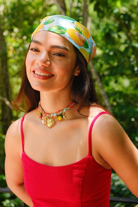 Bohemian Beach Foulard Necklace Necklaces mure + grand 