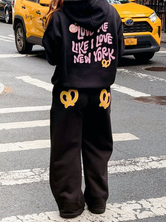 For the Love NY Wide Leg Sweatpants Clothing mure + grand 