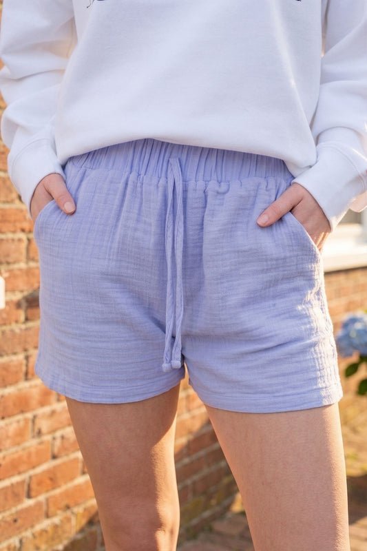 Leah Drawstring Short Clothing Mure + Grand Lavender XS 