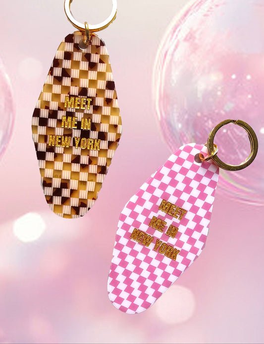 Meet Me in New York Motel Keychain Keychain mure + grand 