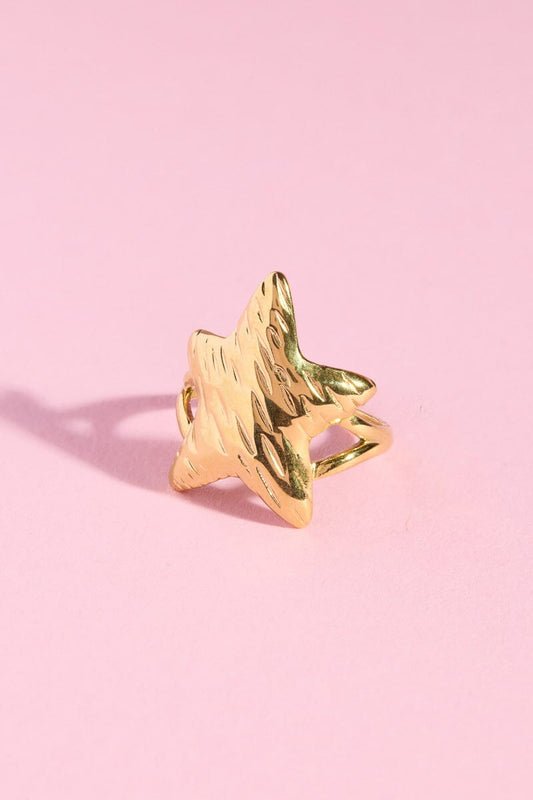 Starry Ocean Starfish Adjustable Stacking Ring Rings mure + grand 