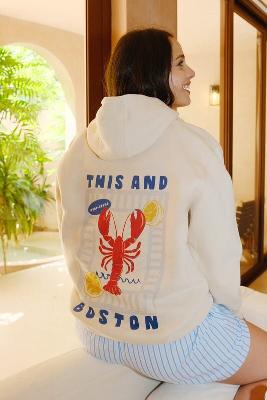 This And Boston Graphic Hoodie mure + grand 